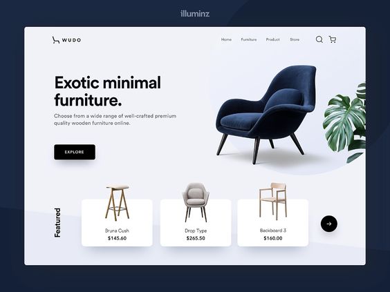 Small Furniture Business Website Design